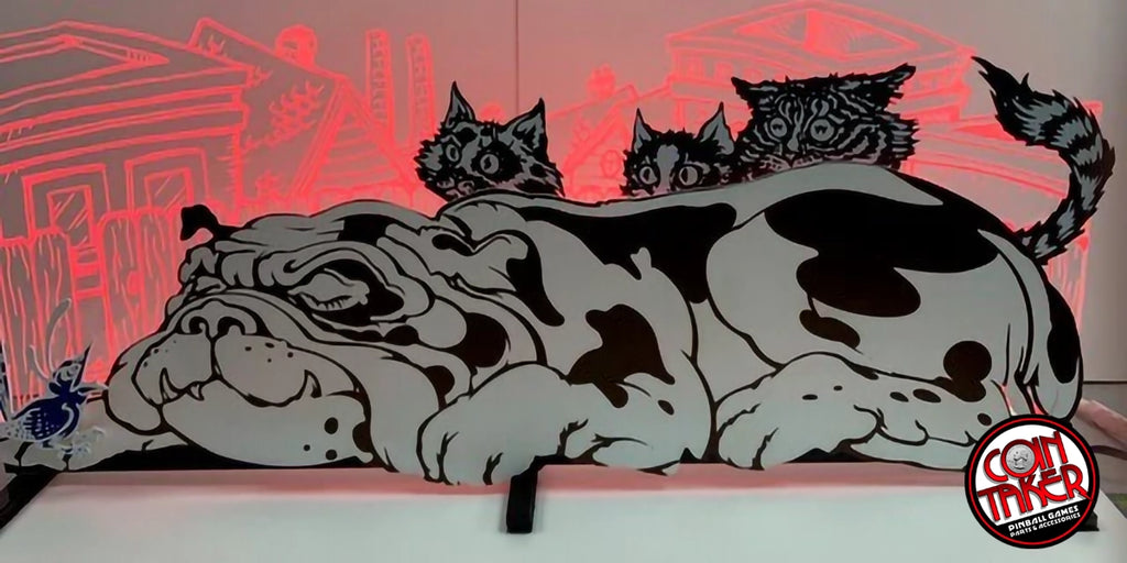 Bad Cats Pinball Topper