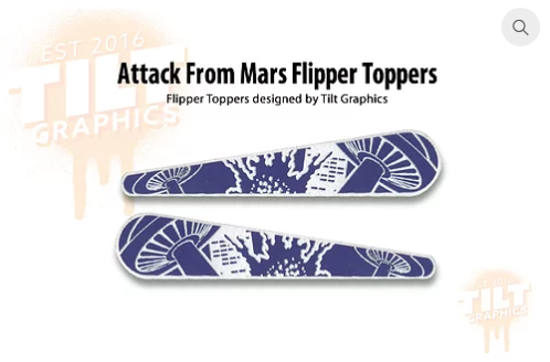 Attack From Mars TG Flipper Toppers