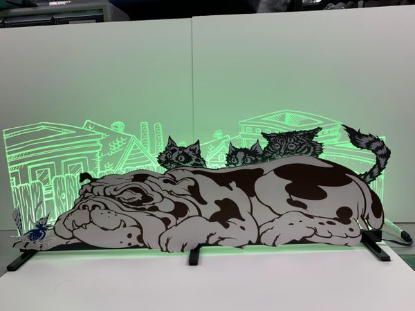 Bad Cats Pinball Topper