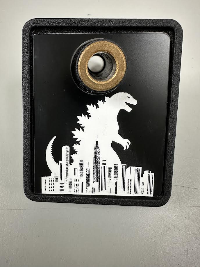 Godzilla B/W Shooter Plate