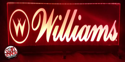 Williams Logo Pinball Topper