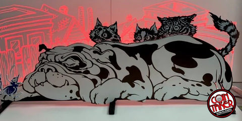 Bad Cats Pinball Topper