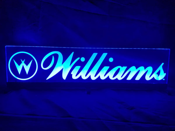Williams Logo Pinball Topper