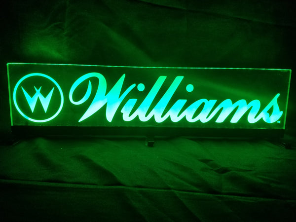 Williams Logo Pinball Topper