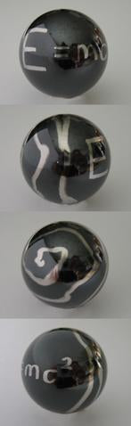 E=MC2 Swirl Black Pearl Pinball